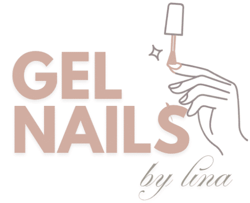 Gel Nails by Lina – Elegant Logo for DIY Gel Nail Blog