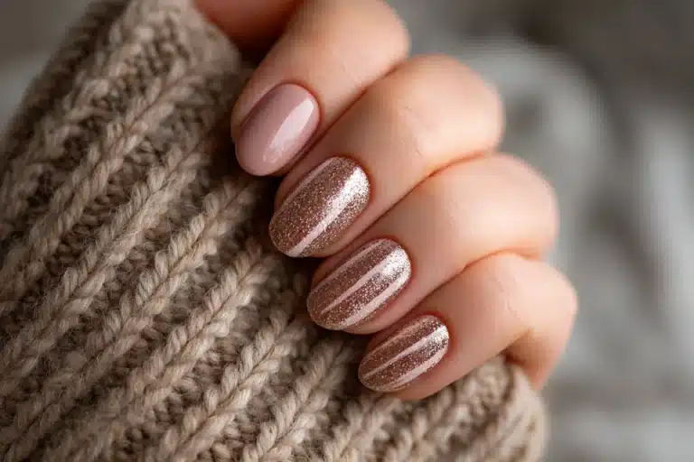 Short Natural Winter Nails