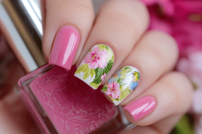 Cute simple pastel nail designs for spring season