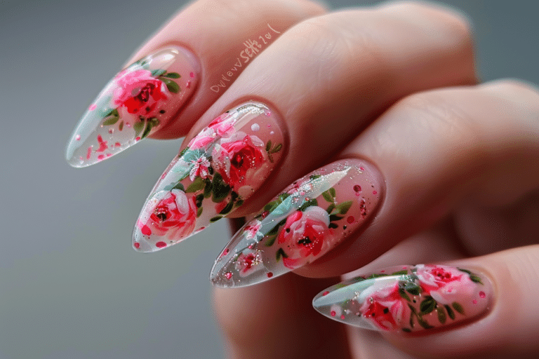 Blooming Gel Florals Are 2025’s Must-Try Nail Trend