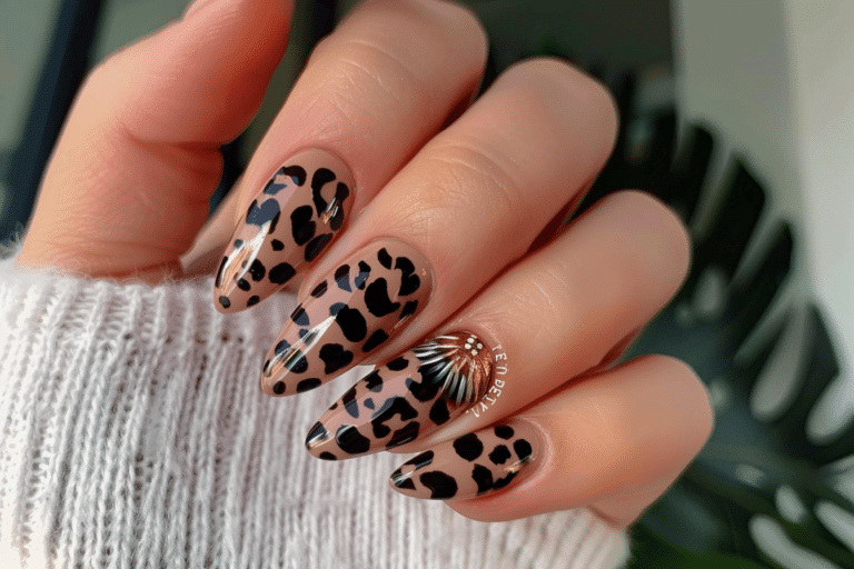 Trendy Leopard Nail Ideas That Exude 'That Girl' Energy