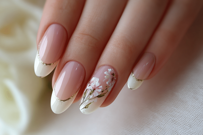 Floral Simple Nails – Elegant Gel & Acrylic Spring Designs