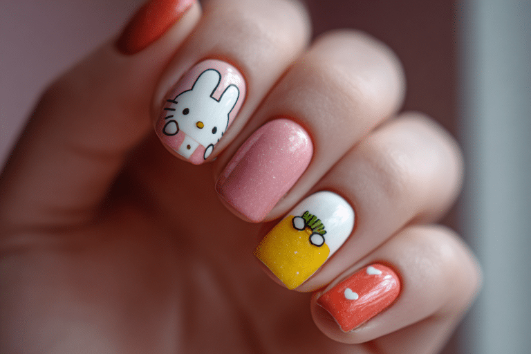 Spring Miffy Nails Cute Gel Nail Art Guide