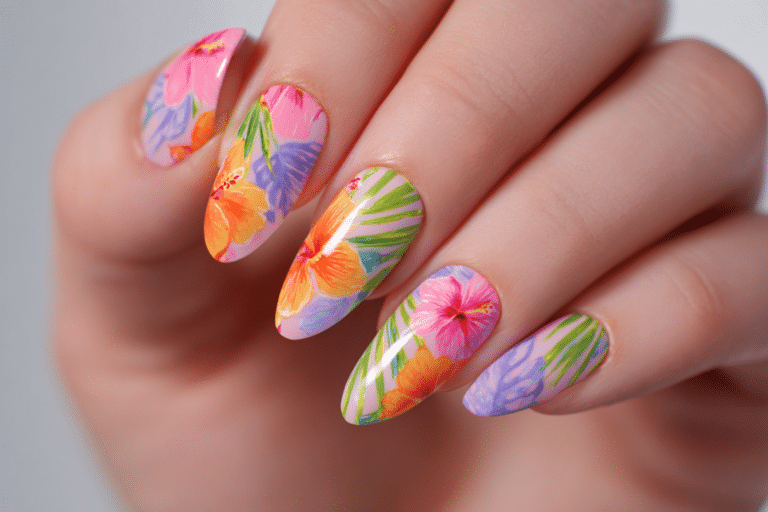 Tropical Summer Nail Inspo: Vibrant Gel Designs for the Season