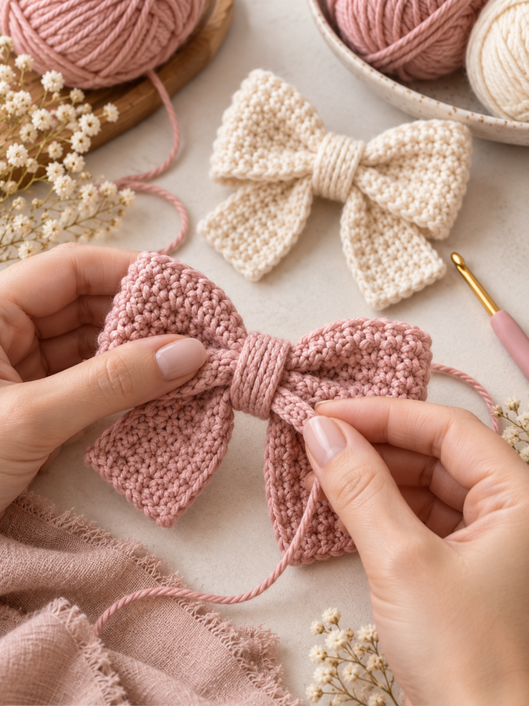 The Complete Crochet Bow Pattern Guide From 2-Minute Finger Bows to Showstopping Stitches