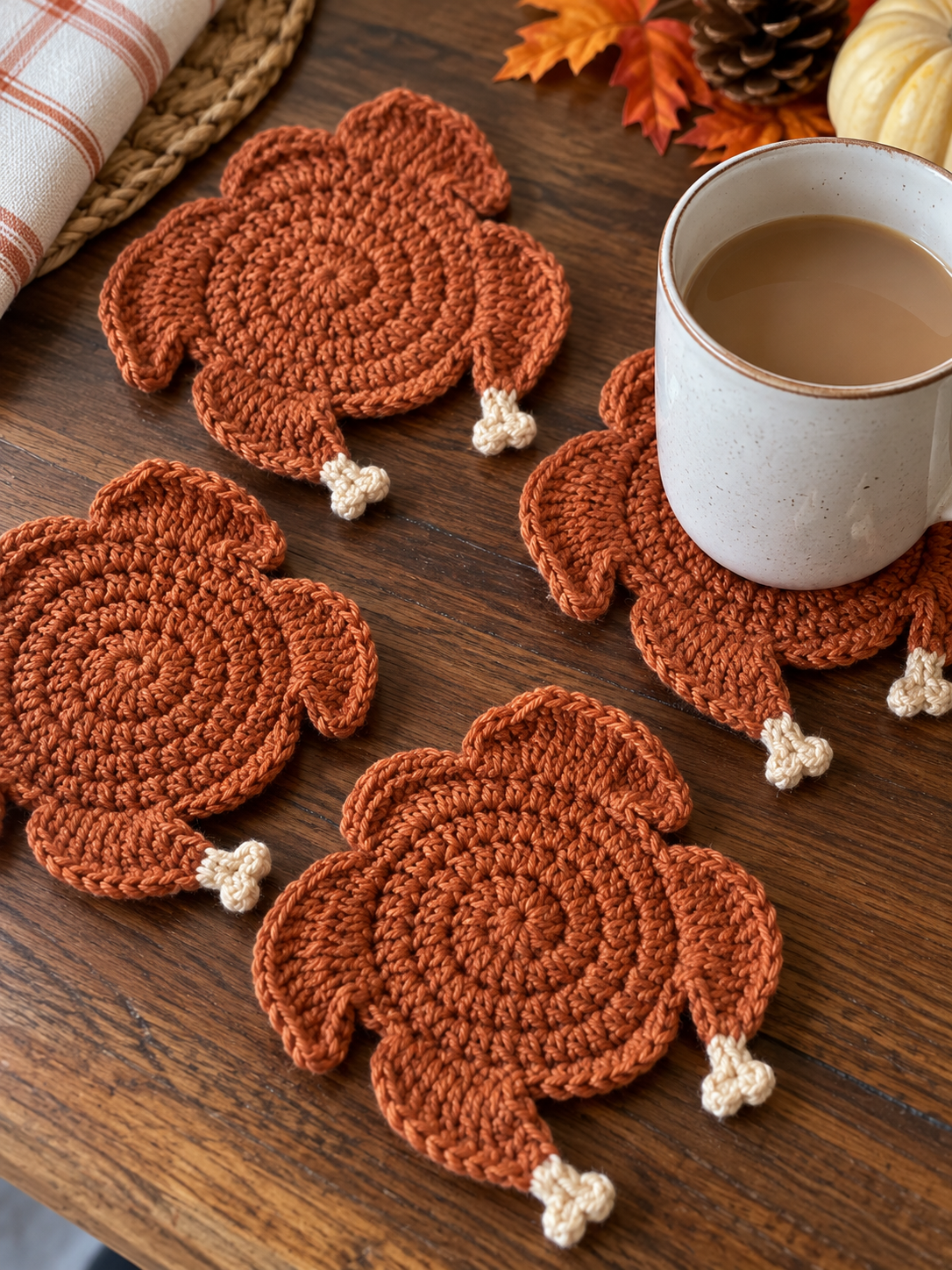 Roasted Turkey Coaster