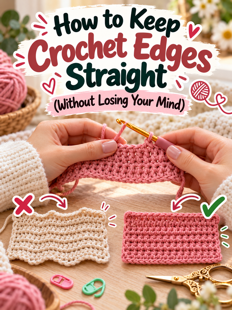 How to Keep Crochet Edges Straight (Without Losing Your Mind)